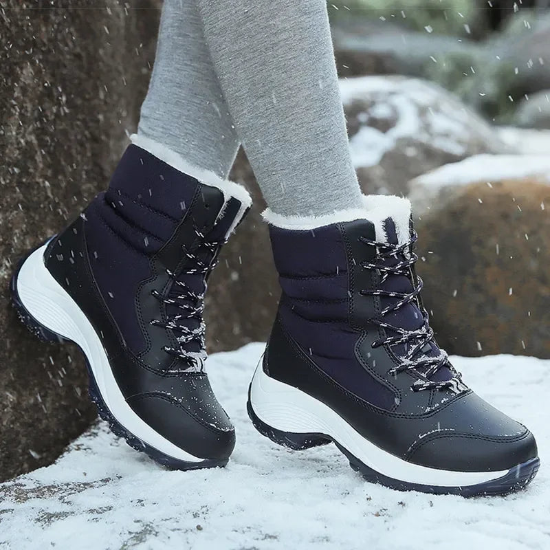 Lillymoda | Beatrice - trendy flauschige winterstiefel