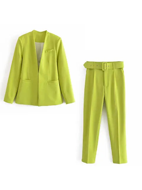 Lillymoda | Chloe - Stilvolles Business-Set für Frauen [Blazer+Hose]