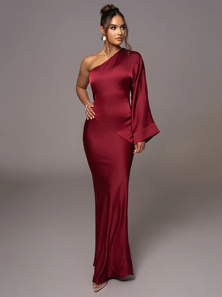 Lillymoda | Grace - Einärmeliges Maxikleid