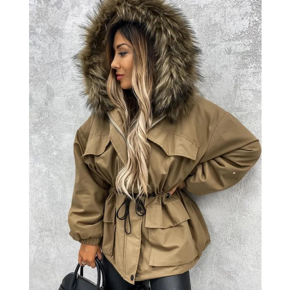 Lillymoda | Harper - Maßgeschneiderte Kunstfell-Winterjacke