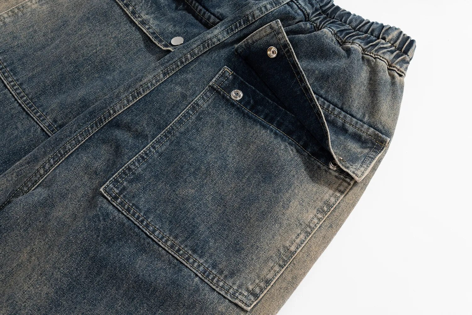 Quentin - Hard-Washed Baggy Jeans
