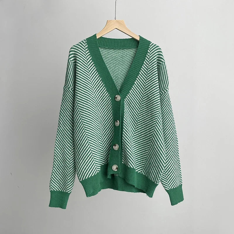 Lillymoda | Addilynn - Weicher Gestreifter Strickpullover
