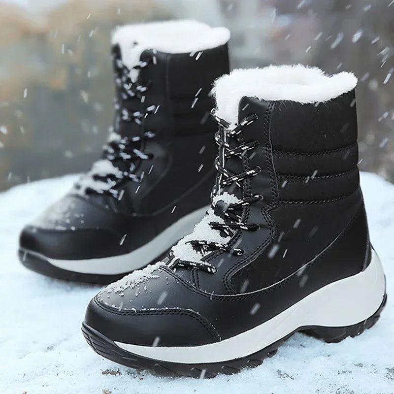 Lillymoda | Beatrice - trendy flauschige winterstiefel
