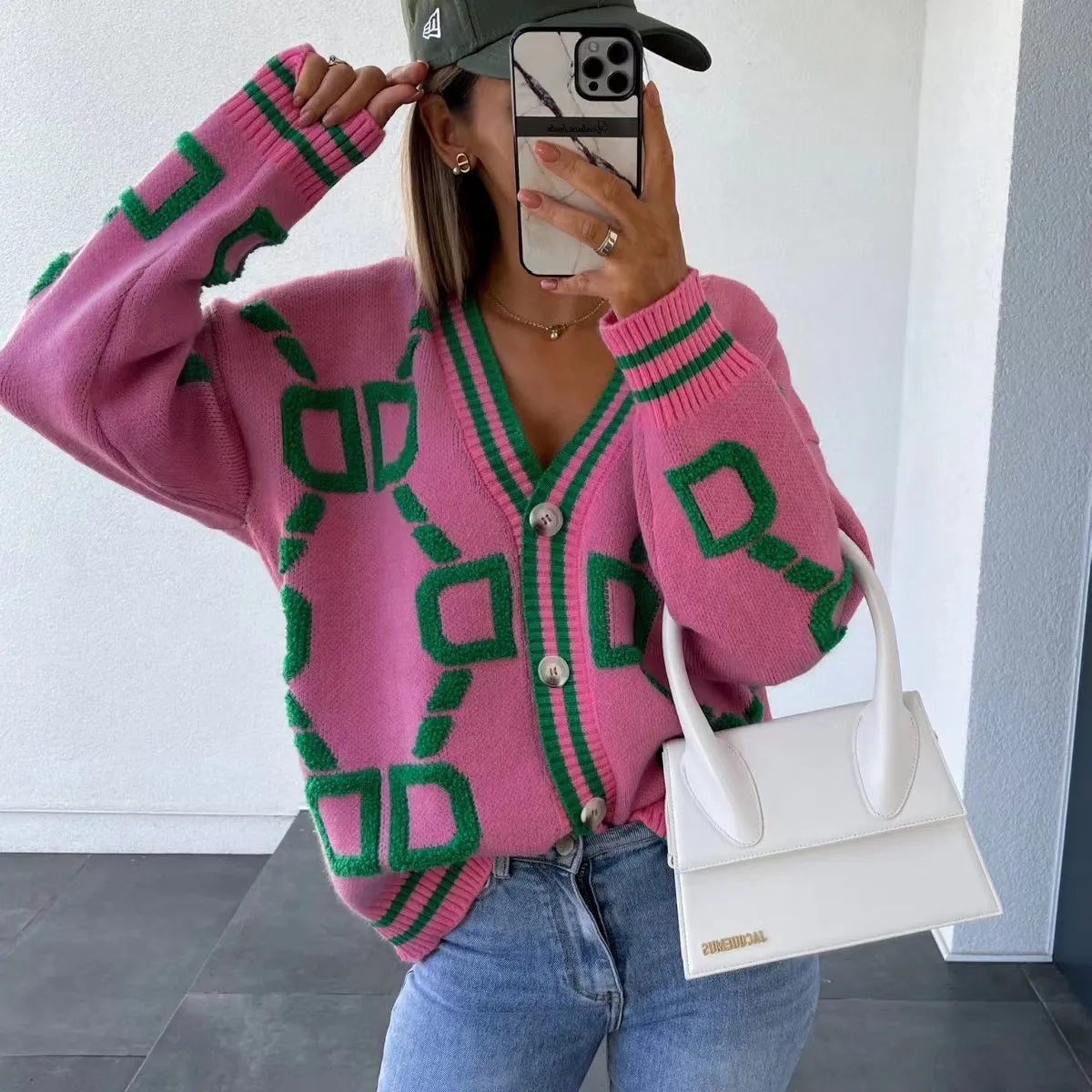 Lillymoda | Ashley Plüsch-Komfort-Strickjacke