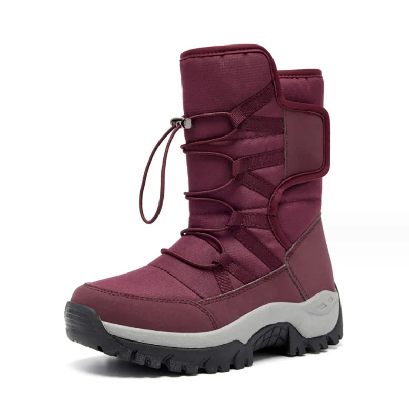 Lillymoda | Blaire - Dicke Plüsch Winterstiefel