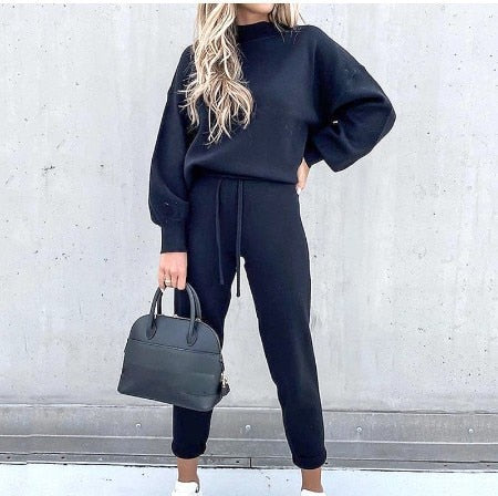 Lillymoda | Gwen - Lässiges Streetwear-Set [Pullover+Hose]