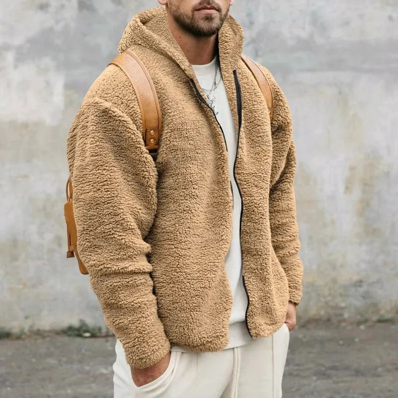 Lillymoda | Anthonio – Sherpa-Jacke mit Kapuze