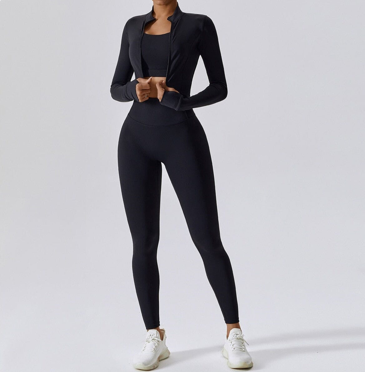 Winter-Workout-Set: Elegantes Trio für kalte Tage