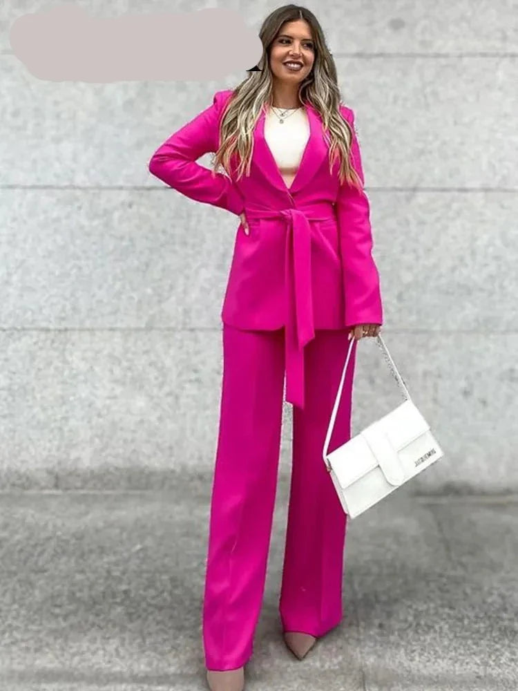 Lillymoda | Eleanor - Stylisches Blazer Set für Frauen [Blazer Jacke+Hose]