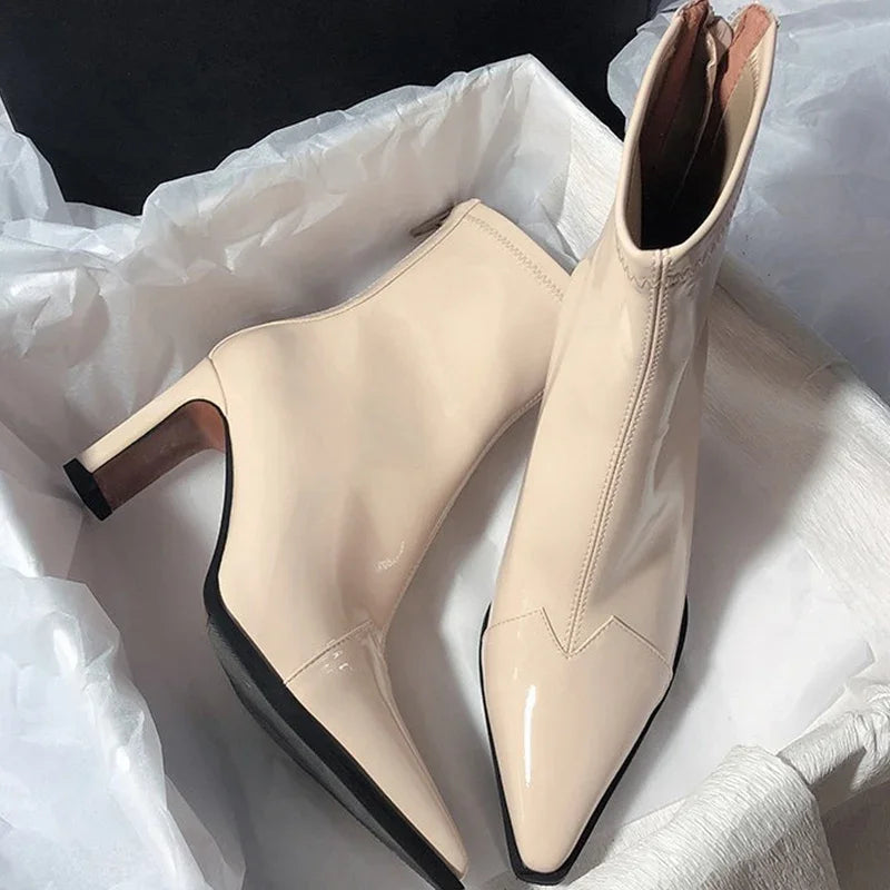 Lillymoda | Avery - elegante Stiefel mit spitzer Zehe