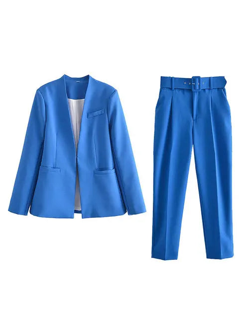 Lillymoda | Chloe - Stilvolles Business-Set für Frauen [Blazer+Hose]