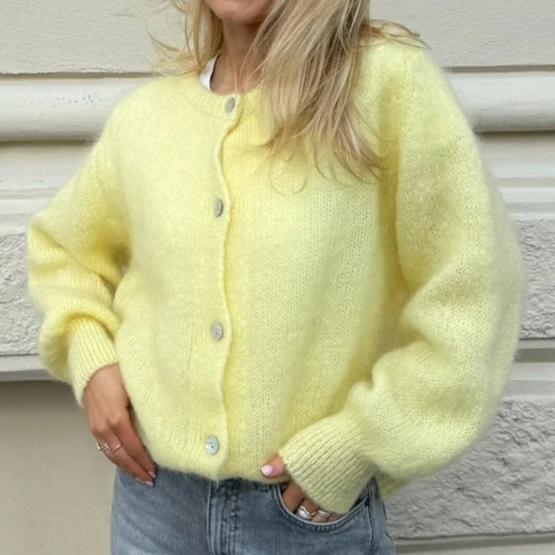 Lillymoda | Faith - Knopfwarmer weicher Cardigan