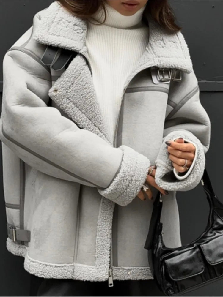 Lillymoda | Charlotte - Weiche Lockere Jacke mit Taschen