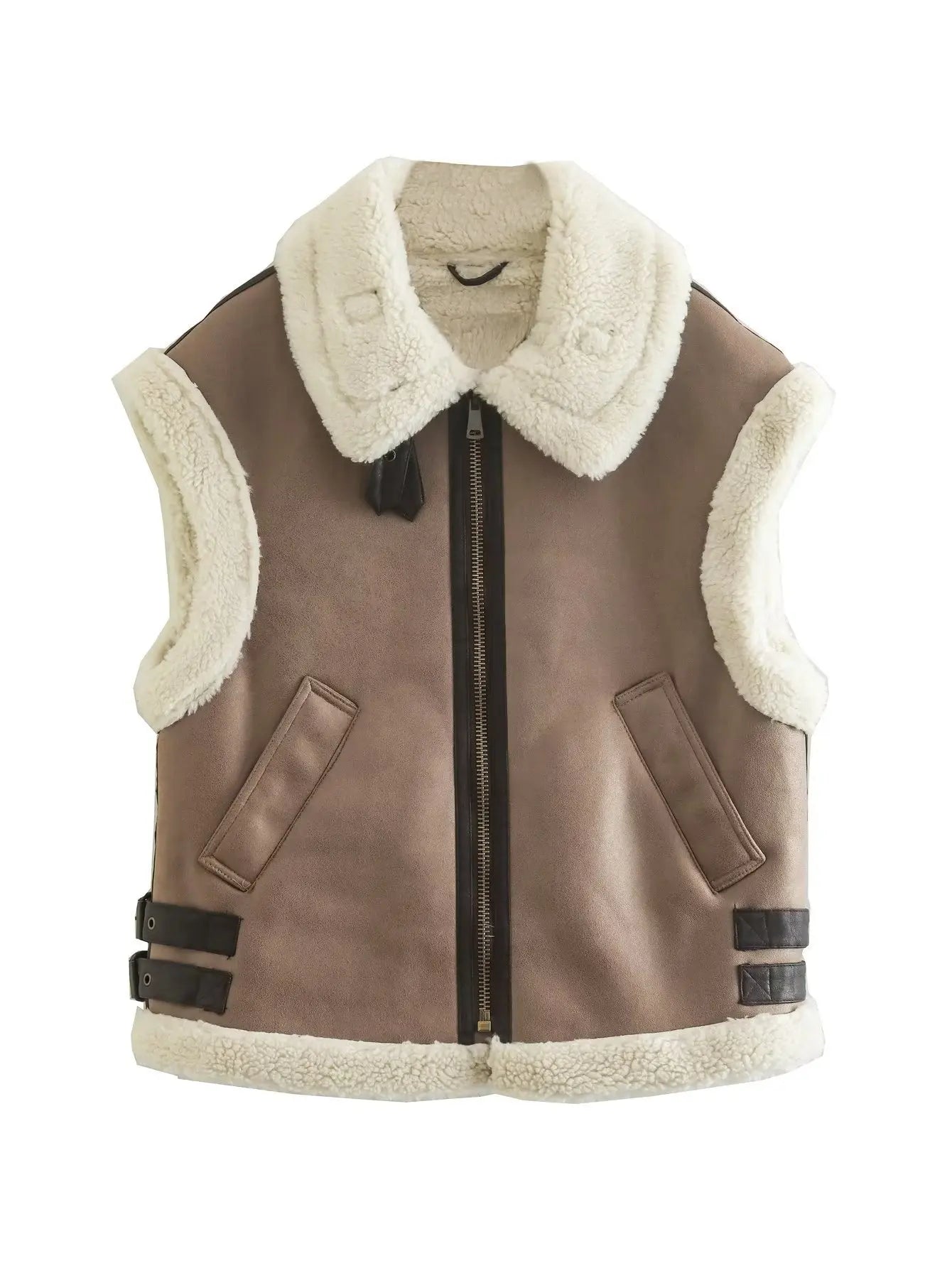 Lillymoda | Abigail - Suède Stylisches Wintergilet