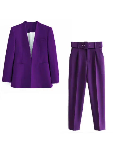 Lillymoda | Chloe - Stilvolles Business-Set für Frauen [Blazer+Hose]