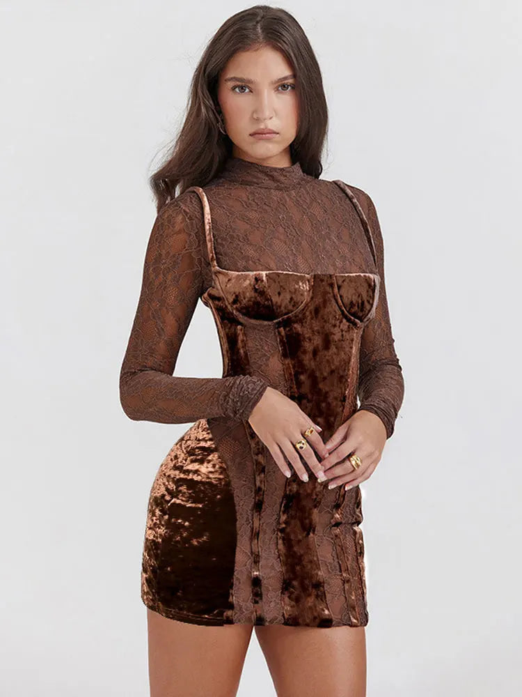 Lillymoda | Aurora - Durchsichtiges Bodycon-Kleid