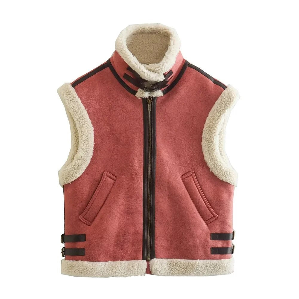 Lillymoda | Chloe - Stylisches Fleece-Tanktop