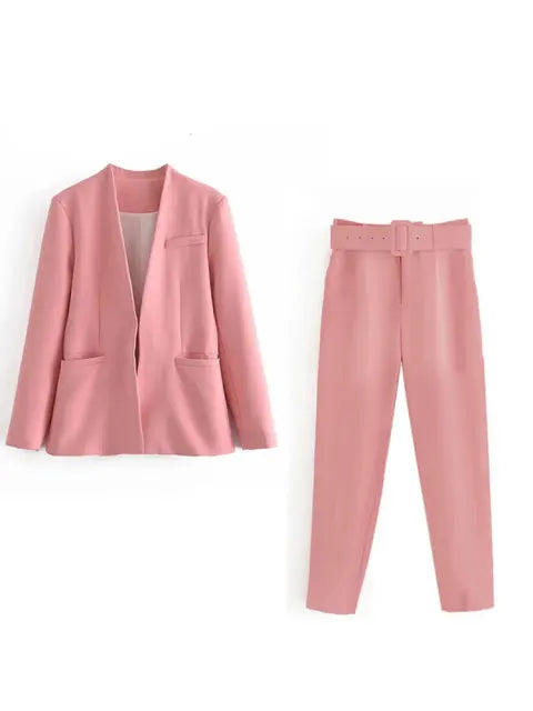 Lillymoda | Chloe - Stilvolles Business-Set für Frauen [Blazer+Hose]