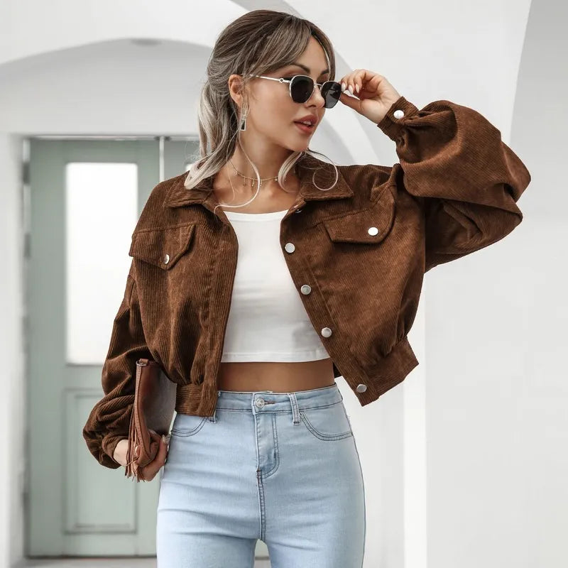 Lillymoda | Avery - Gekürzte Retro-Jacke