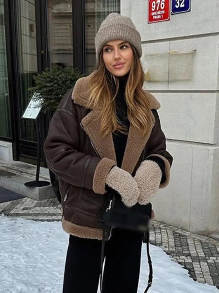 Lillymoda | Alice - Stylische Lederjacke