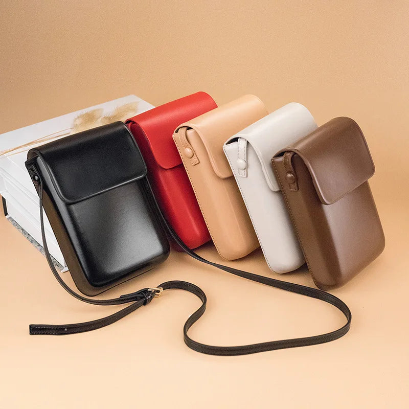 Mini Umhängetasche – PU-Leder Schultertasche für Handy und Essentials - Nickie