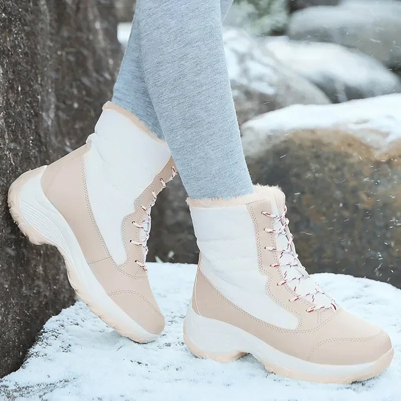Lillymoda | Beatrice - trendy flauschige winterstiefel