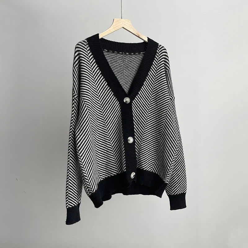 Lillymoda | Addilynn - Weicher Gestreifter Strickpullover