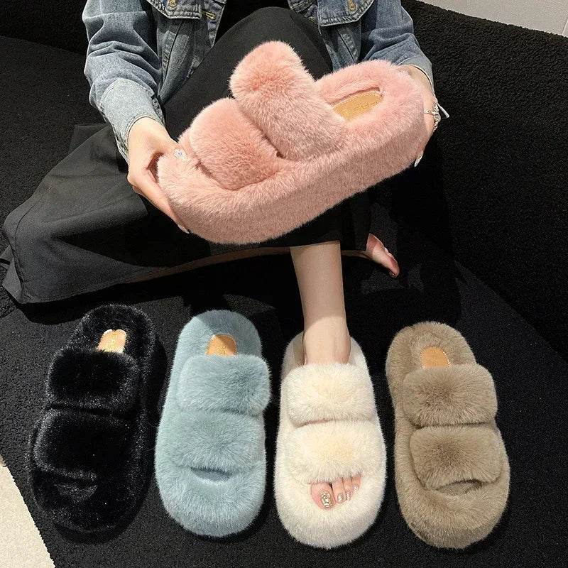 Lillymoda | Furry Luxe - flauschig weiche Hauspantoffeln