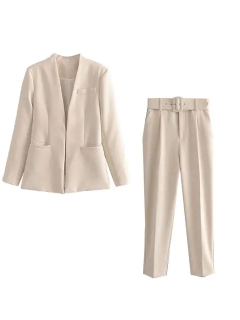 Lillymoda | Chloe - Stilvolles Business-Set für Frauen [Blazer+Hose]