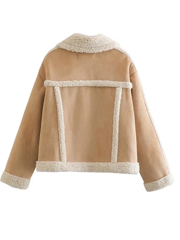 Lillymoda | Eloise - Stilvolle Sherpa-Jacke