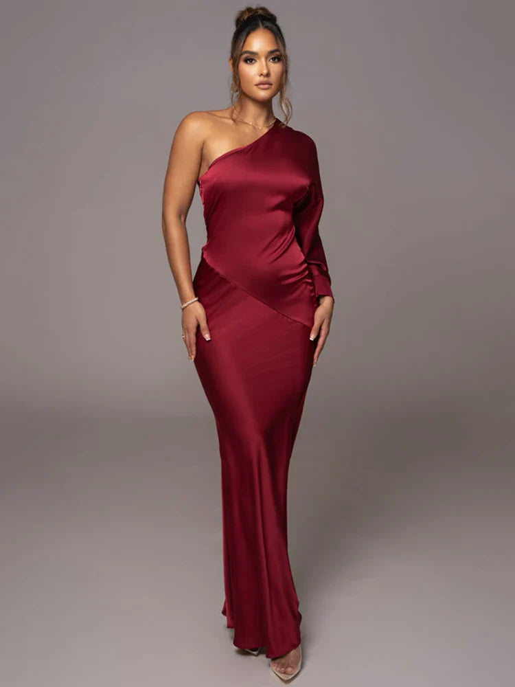 Lillymoda | Grace - Einärmeliges Maxikleid