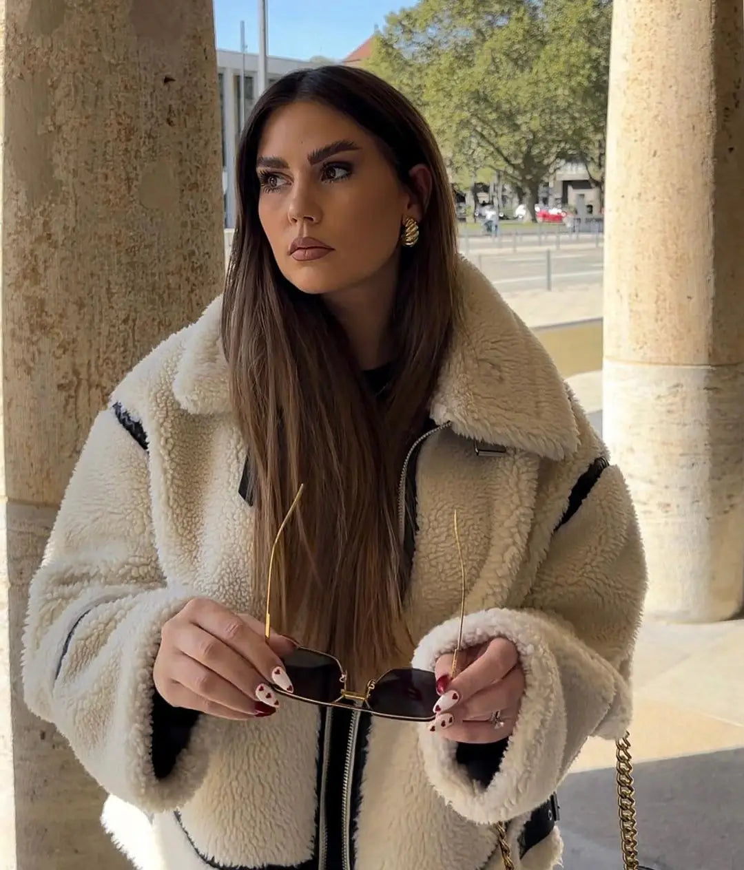 Lillymoda | Ezra - Vintage Stehkragen Jacke