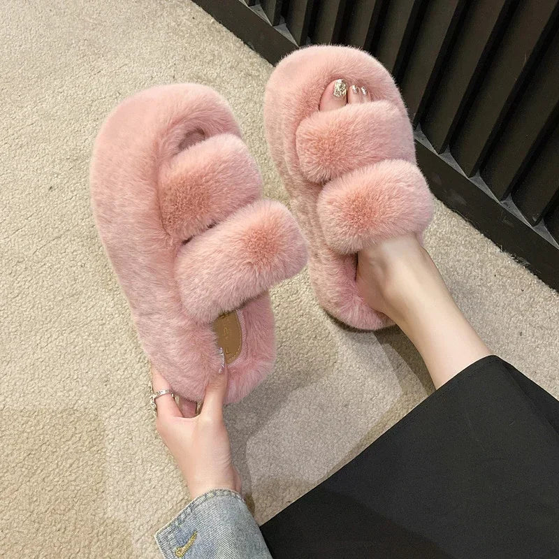 Lillymoda | Furry Luxe - flauschig weiche Hauspantoffeln