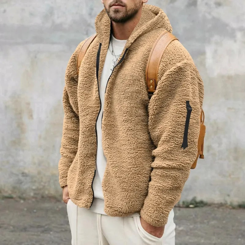 Lillymoda | Anthonio – Sherpa-Jacke mit Kapuze