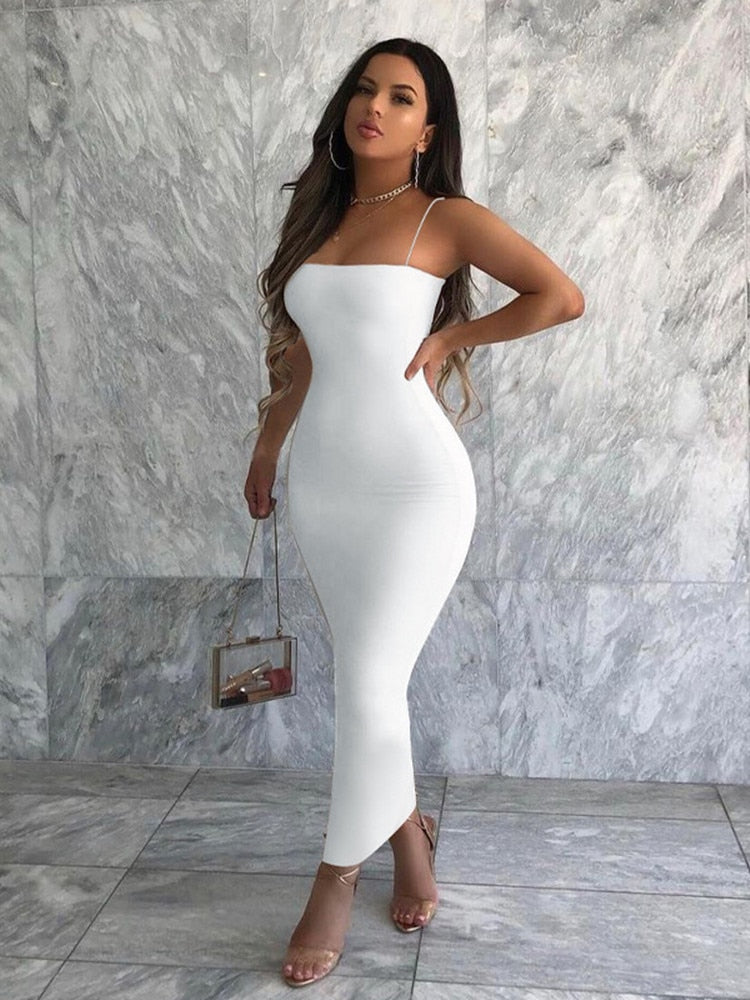Lillymoda | Gisella - Elegantes Bodycon String Trägerkleid