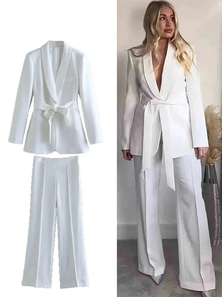 Lillymoda | Eleanor - Stylisches Blazer Set für Frauen [Blazer Jacke+Hose]