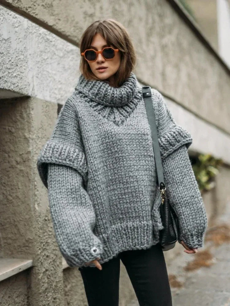 Lillymoda | Elsie - Kuschelstrick-Pullover