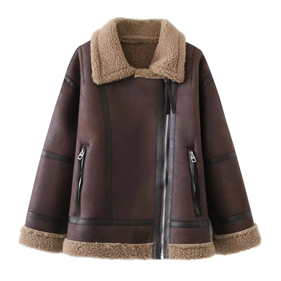 Lillymoda | Alice - Stylische Lederjacke