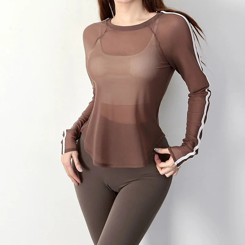 Sportliches Damen Langarmshirt