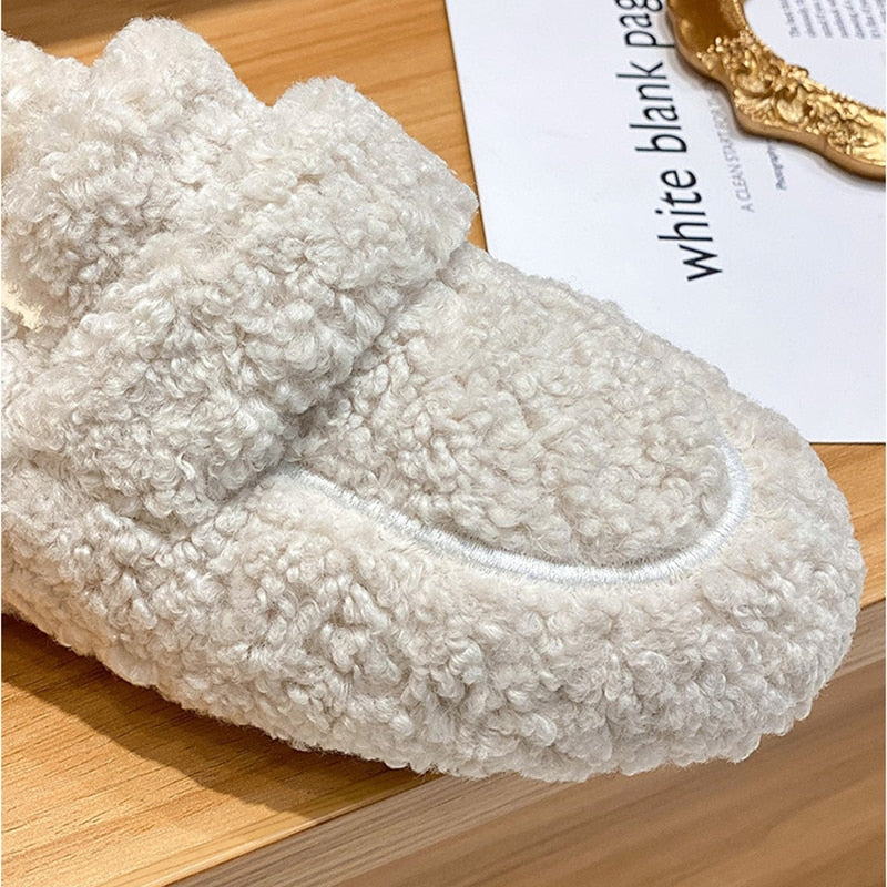 Anfisa - Plüsch-Pantoffel-Schuhe