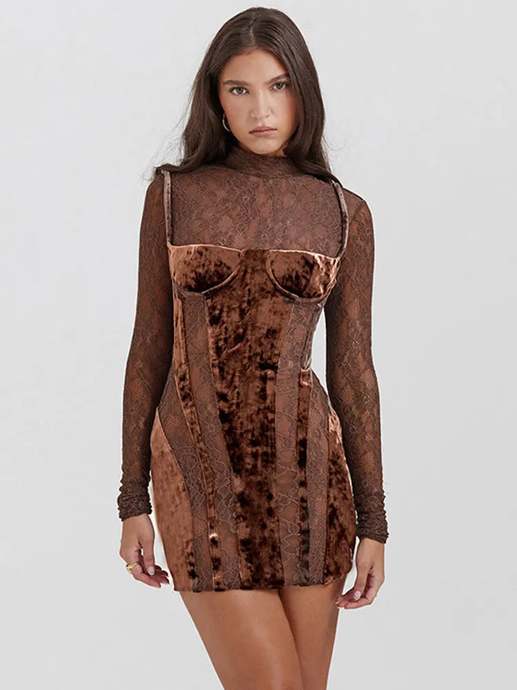 Lillymoda | Aurora - Durchsichtiges Bodycon-Kleid