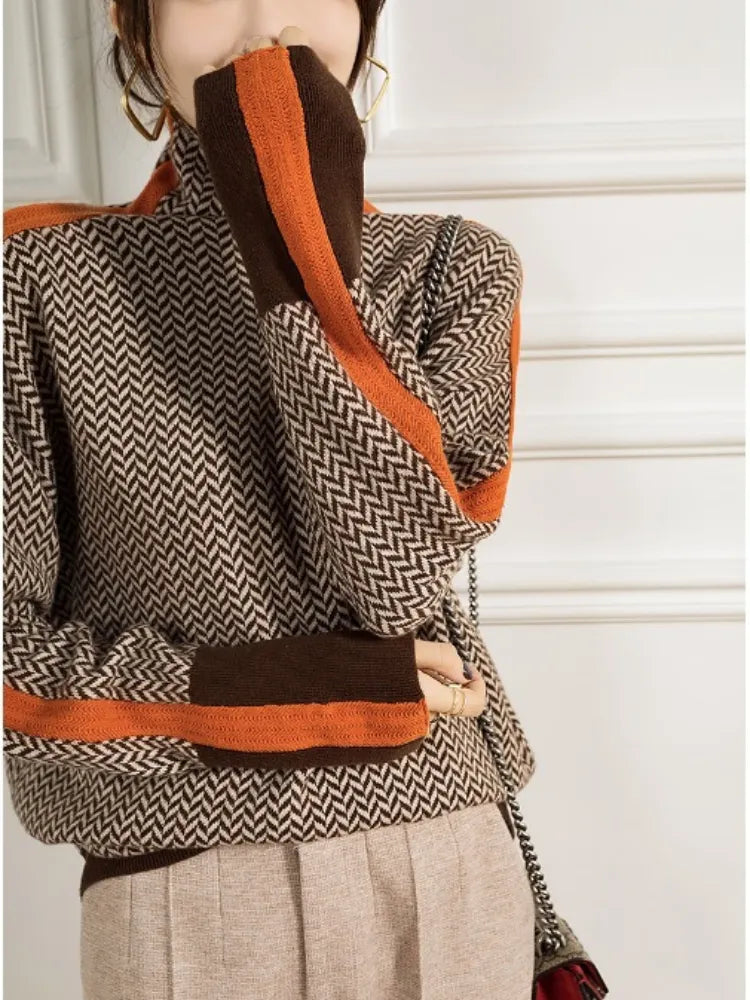 Lillymoda | Allison - Bequemer Vintage Pullover