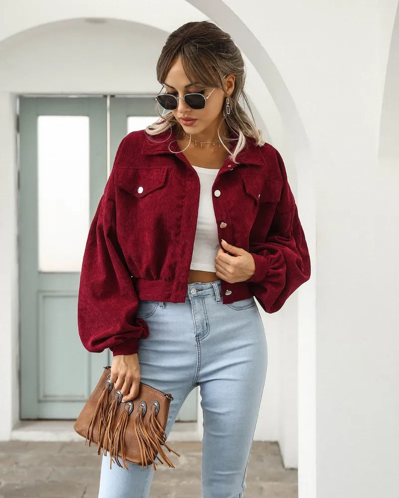 Lillymoda | Avery - Gekürzte Retro-Jacke