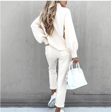 Lillymoda | Gwen - Lässiges Streetwear-Set [Pullover+Hose]