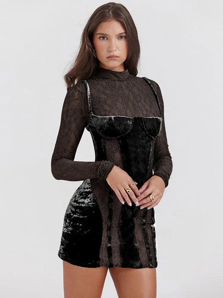 Lillymoda | Aurora - Durchsichtiges Bodycon-Kleid