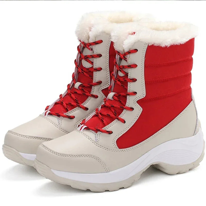 Lillymoda | Beatrice - trendy flauschige winterstiefel