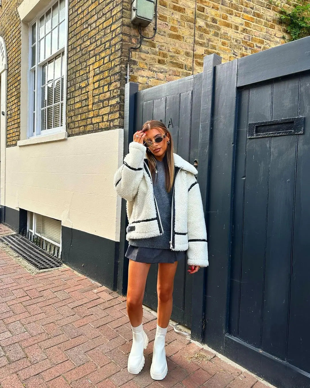 Lillymoda | Ezra - Vintage Stehkragen Jacke