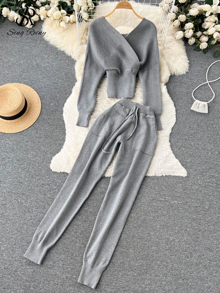Lillymoda | Elora - Winter-Strick-Set [Pullover+Hose]