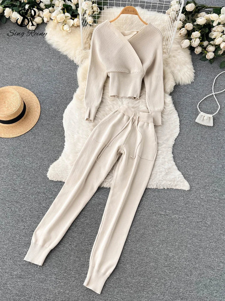 Lillymoda | Elora - Winter-Strick-Set [Pullover+Hose]