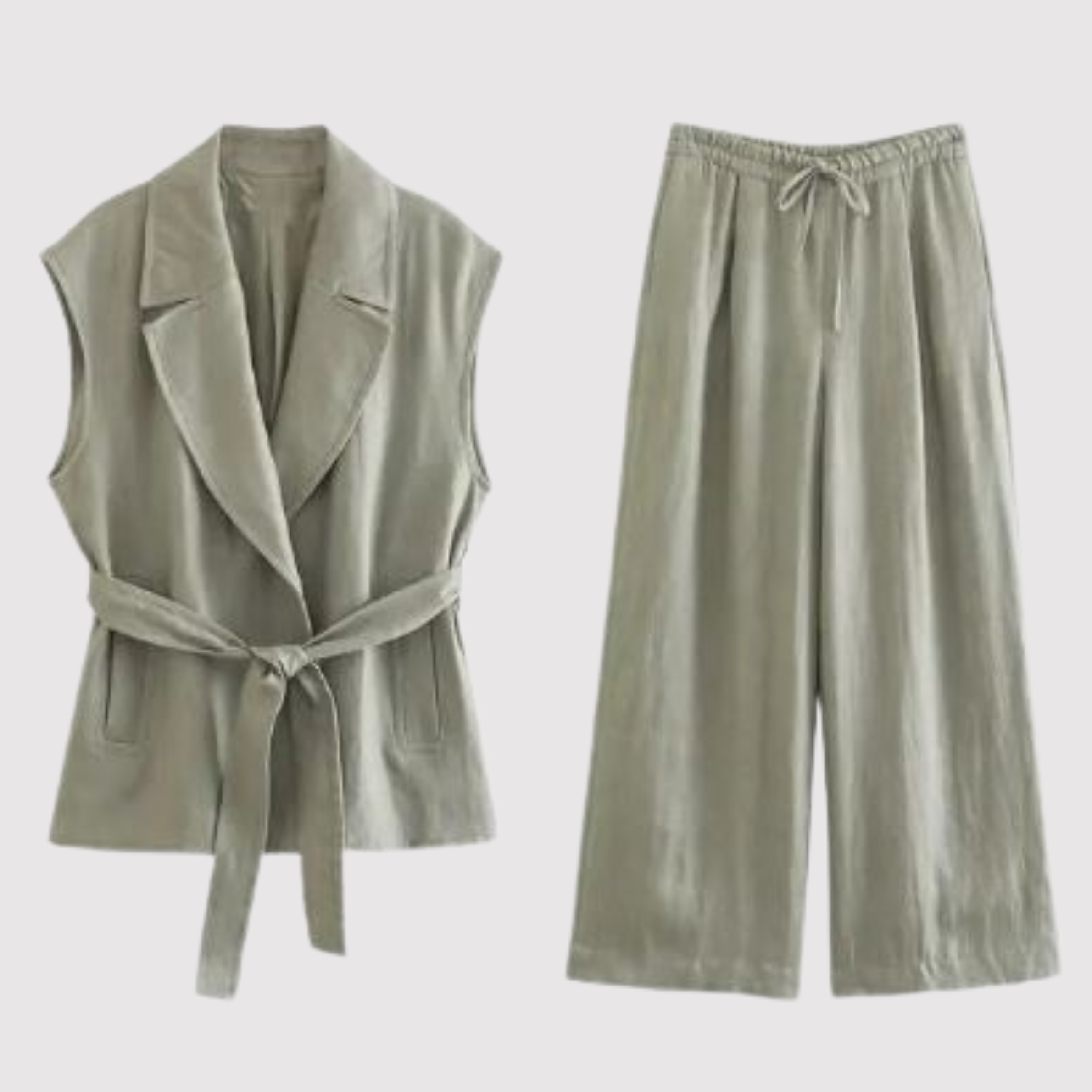 Lillymoda | Gracie - Vintage Elegantes Set [Oberteil+Hose]
